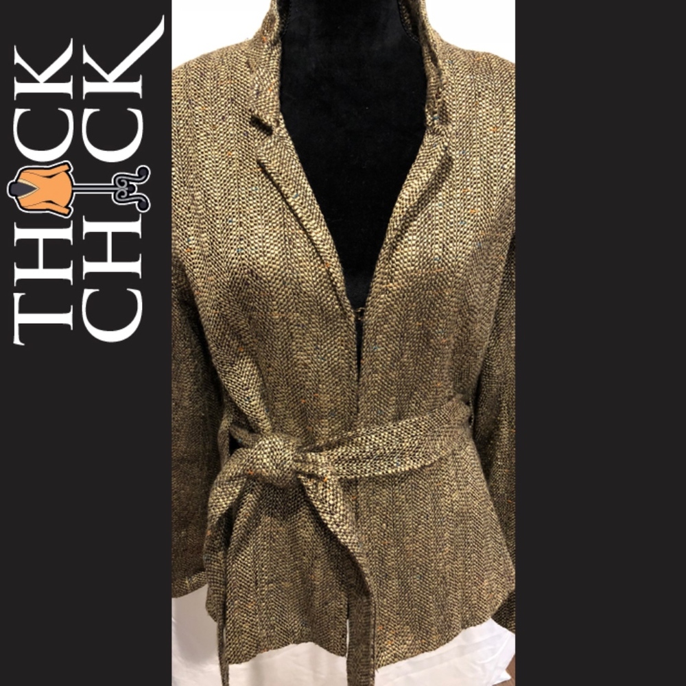 Gorgeous Brown Nubby Blazer